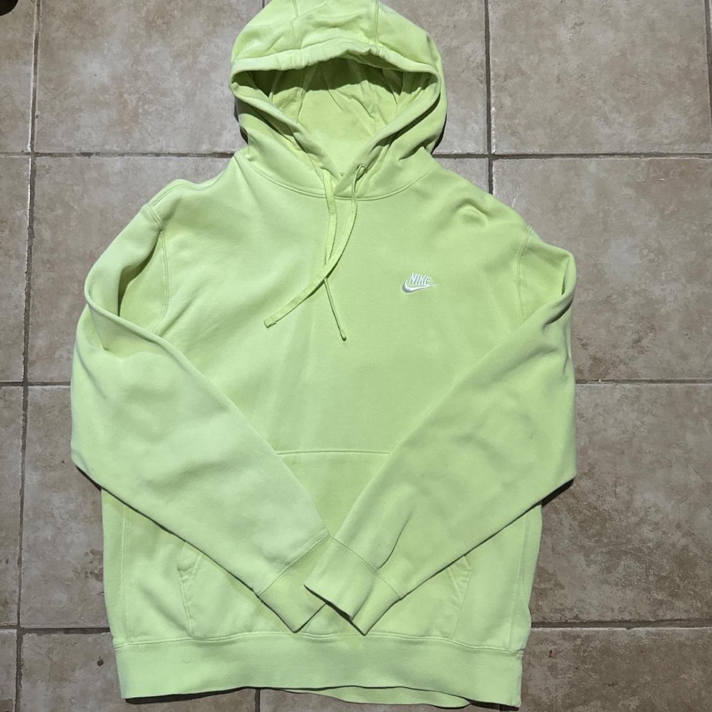 Nike Men's Vibrant Lime Hoodie